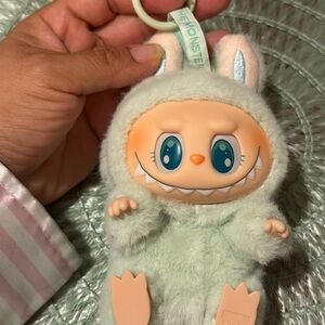 Cute Monster Key Holder in Mint Green